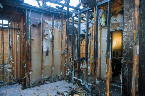 Professional Emergency Fire Cleanup technician working in Fairview, OR